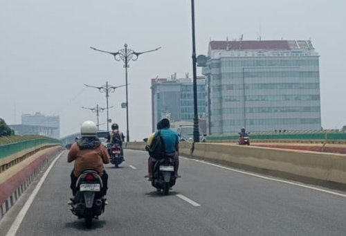 Pekanbaru masuk peringkat 14 kota terpolusi dunia (foto/Mimi)