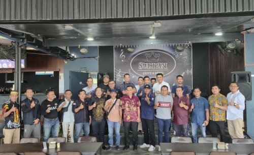Kejari silaturahmi dengan PWI Pelalawan (foto/Andy)